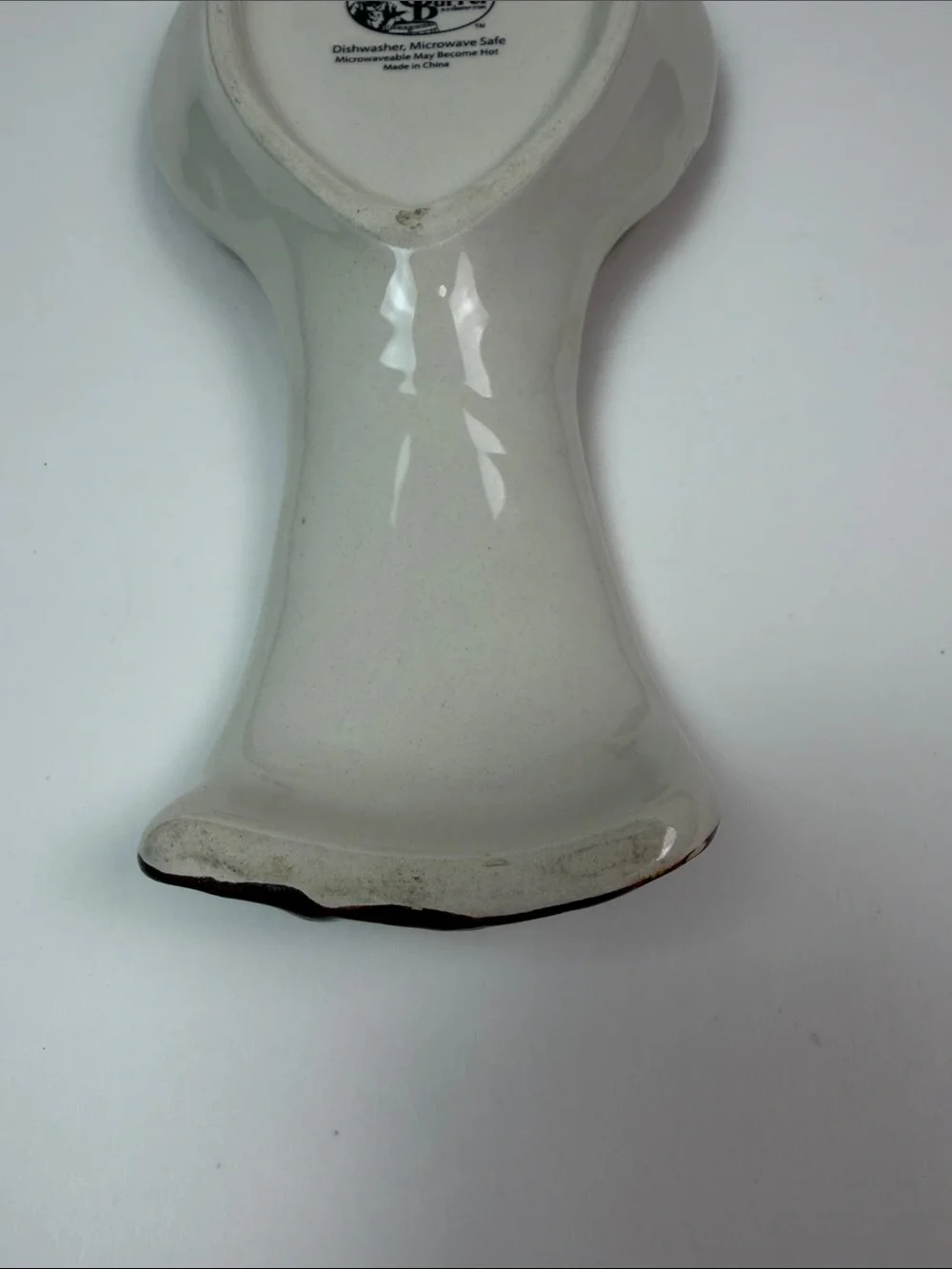 Cracker Barrel Stoneware Owl Spoon Rest Fall Harvest Kitchen Decor Ceramic Owl